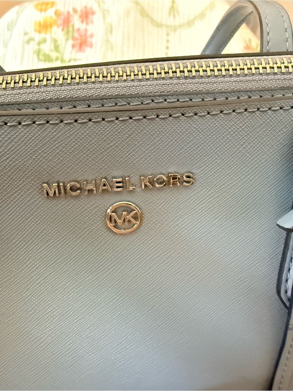 MICHAEL KORS Sky Blue Saffiano Leather Tote Bag Handbag Purse MINT CONDITION - Picture 5 of 16